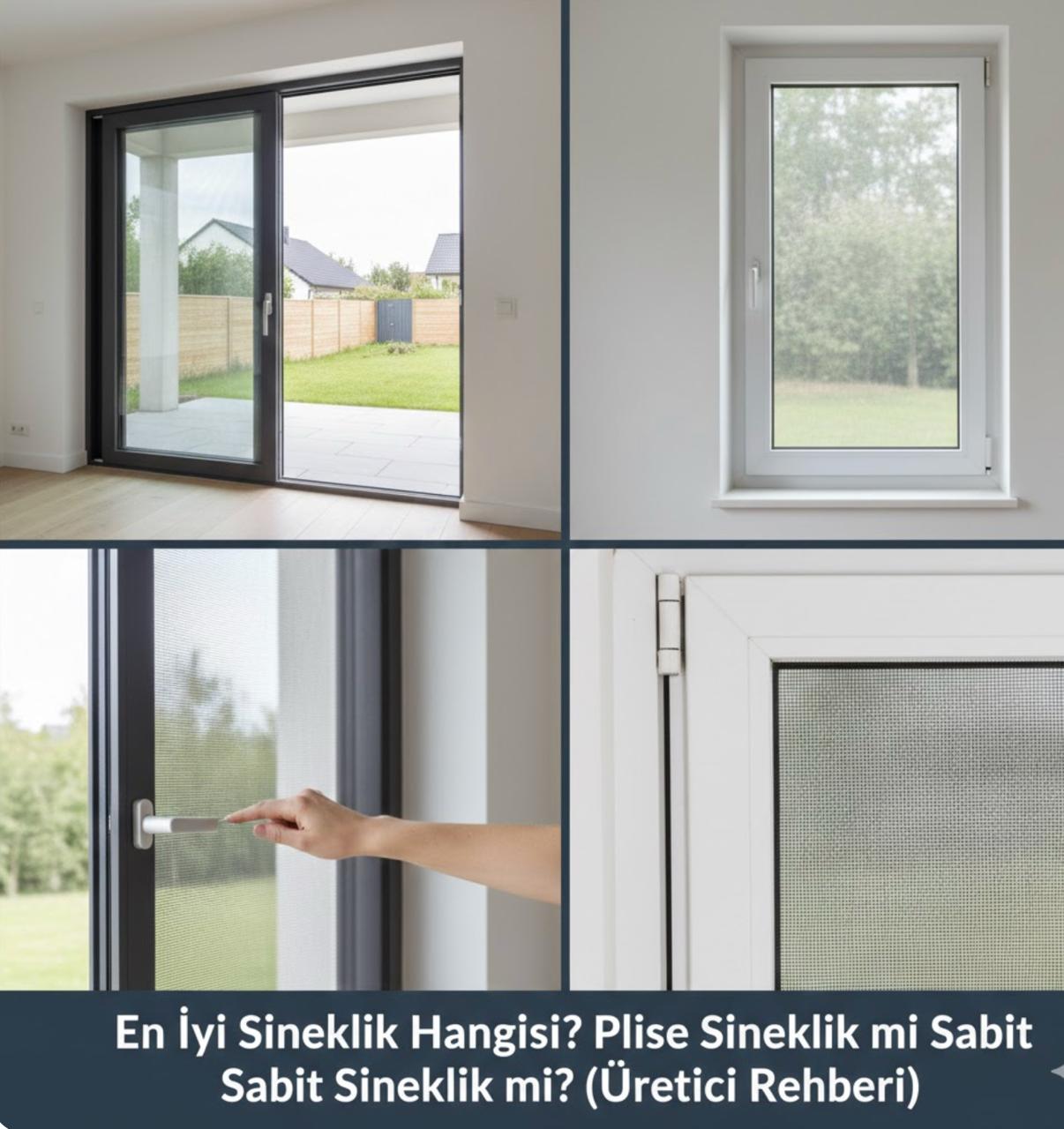 En İyi Sineklik Hangisi? Plise Sineklik mi Sabit Sineklik mi? (Üretici Rehberi)