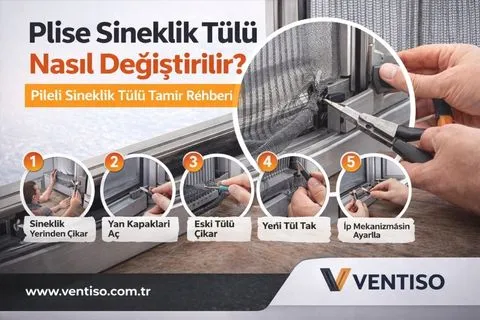 Plise Sineklik Tülü Nasıl Değiştirilir Pileli Sineklik Tülü Tamiri Rehberi